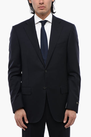 Extrafine Virgin Wool LEADER Blazer with Flap Pockets