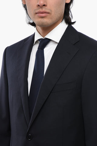 Extrafine Virgin Wool LEADER Blazer with Flap Pockets