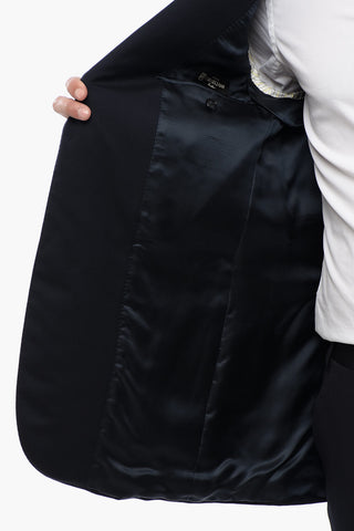 Extrafine Virgin Wool LEADER Blazer with Flap Pockets