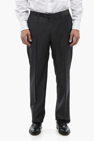 Virgin Wool and Silk CERIM.LEADER Ceremony Groom with Peak Lapel