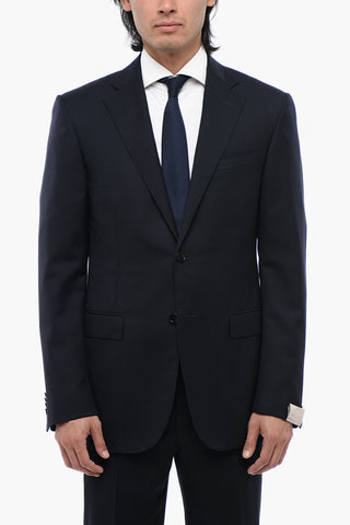 Virgin Wool ACADEMY Blazer with Notch Lapel