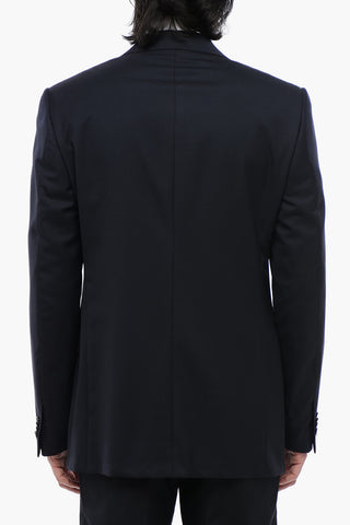Virgin Wool ACADEMY Blazer with Notch Lapel