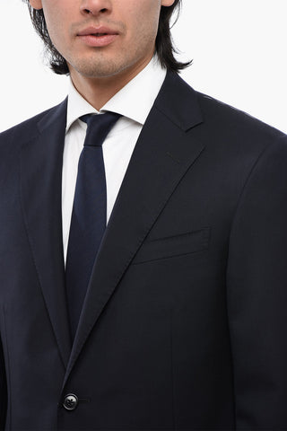 Virgin Wool ACADEMY Blazer with Notch Lapel