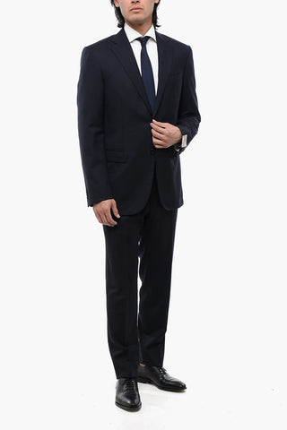 Virgin Wool ACADEMY Blazer with Notch Lapel