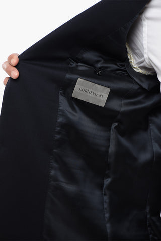 Virgin Wool ACADEMY Blazer with Notch Lapel