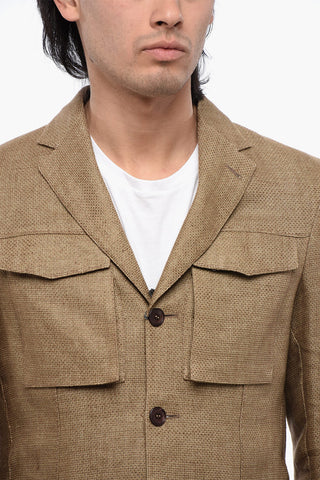 ID Pure Linen IDENTITY Utility Blazer