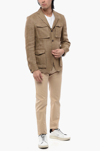 ID Pure Linen IDENTITY Utility Blazer