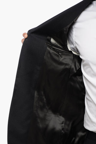 CC COLLECTION Virgin Wool REFINED Blazer with Flap Pockets