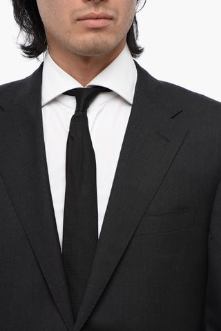 투 버튼 재킷 MANTUA 순모 뒷트임 2개 클래식 라펠