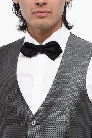 Silk Vest ACADEMY CERIMO Embroidered with 4 Buttons