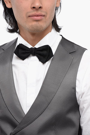 CC COLLECTION Virgin Wool Double-Breasted Waistcoat REWARD CERIMONIA