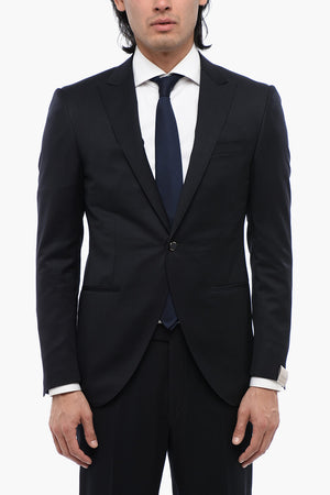 Giacca a 1 Bottone Uno Spacco Revers a Lancia