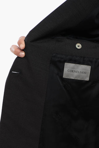 Blazer Semifoderato in Seta con Rever a Lancia