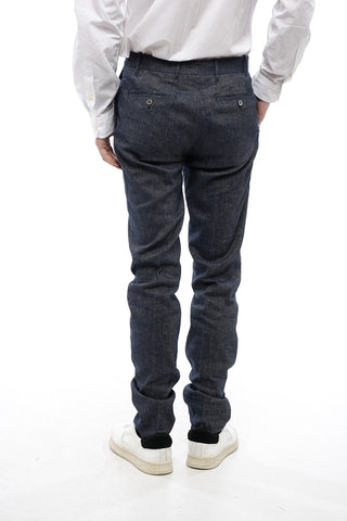 Slim Fit Linen Blend Chino Pants
