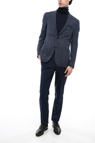 Houndstooth Patterned GATE Wool Blend Blazer