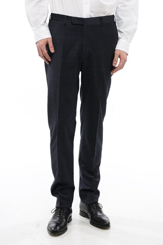 CC COLLECTION Pin Check REFINED Stretch Wool Pants