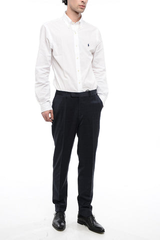 CC COLLECTION Pin Check REFINED Stretch Wool Pants