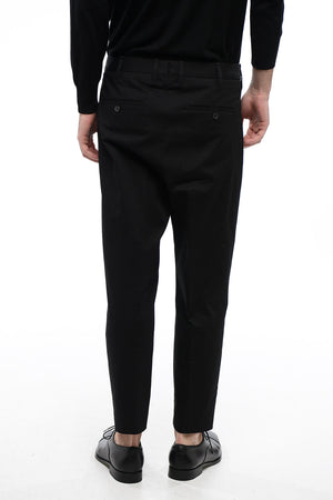 Pantaloni a 2 Pinces MICK in Cotone Stretch