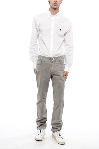 Pantaloni in Cotone Effetto Slavato