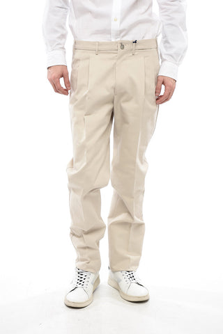 Cotton CLARK Double Pleat Pants