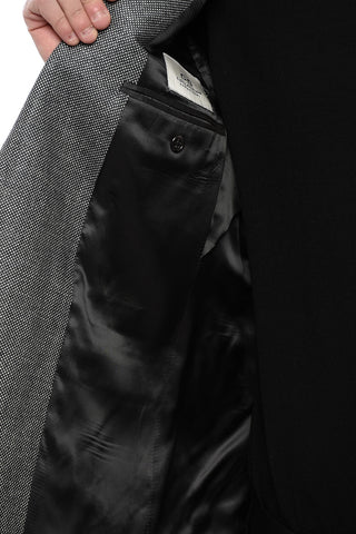 CC COLLECTION Einreihiger Blazer Aus Kaschmir-Mix Bird's Eye