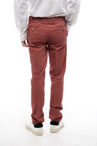 Cotton Pants with Buttons Detailing