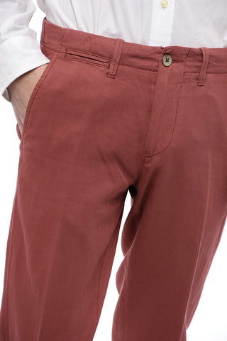 Cotton Pants with Buttons Detailing