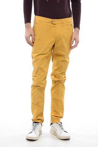ID Pantaloni Chino in Cotone Stretch con Passanti