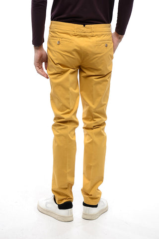ID Pantaloni Chino in Cotone Stretch con Passanti
