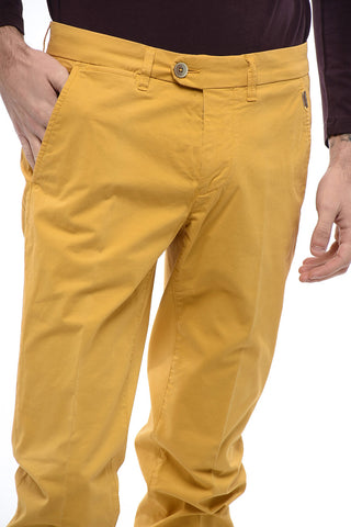 ID Pantaloni Chino in Cotone Stretch con Passanti