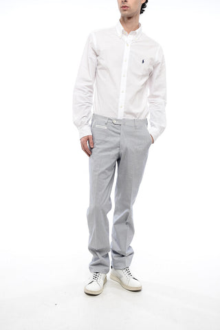 Cotton Pinstriped LEADER Pants