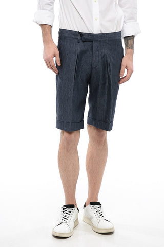 CC COLLECTION Shorts 4 Tasche in Puro Lino