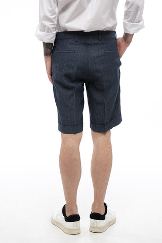 CC COLLECTION Shorts 4 Tasche in Puro Lino