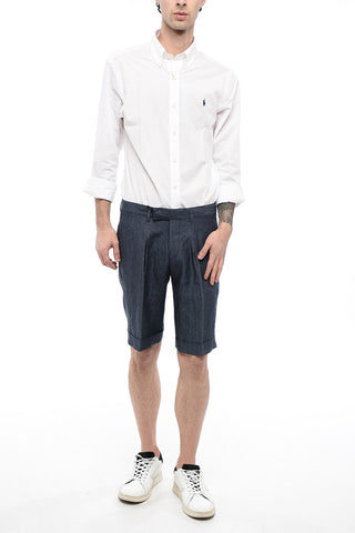CC COLLECTION Shorts 4 Tasche in Puro Lino
