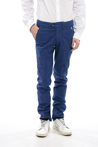 ID Pantaloni in Misto Lino e Cotone