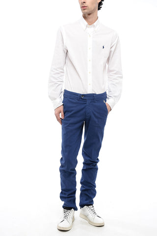 ID Pantaloni in Misto Lino e Cotone