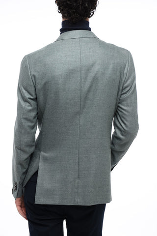 Half-Lined Silk-Blend Blazer with Patch Pockets