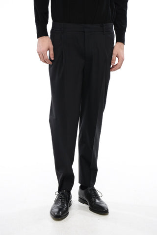 CC COLLECTION Pantaloni in Misto Lana con Coulisse
