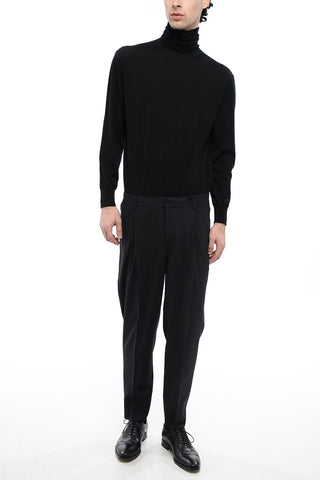 CC COLLECTION Pantaloni in Misto Lana con Coulisse