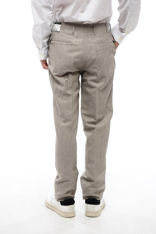 Linen Blend LEADER Pants with Flush Pockets