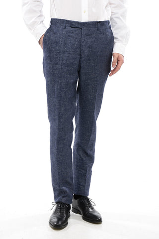 CC COLLECTION Regular Fit Linen Blend Chino Pants