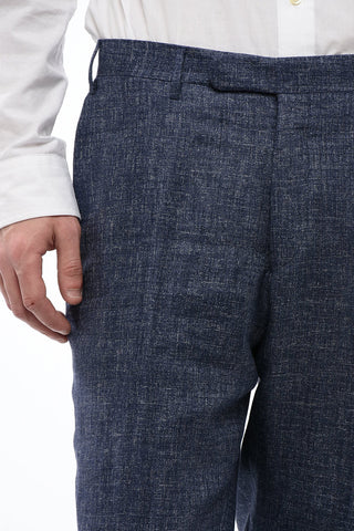 CC COLLECTION Regular Fit Linen Blend Chino Pants