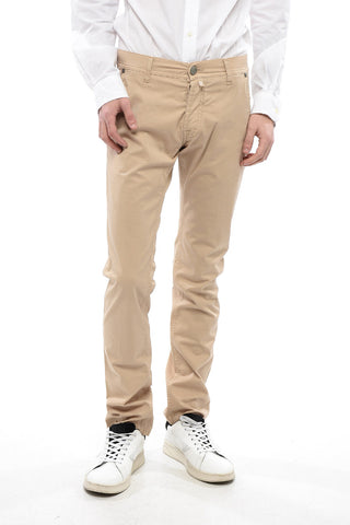 ID 5-Pocketed Stretch Cotton Pants with Belt Loops