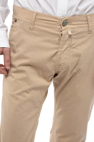 ID 5-Pocketed Stretch Cotton Pants with Belt Loops
