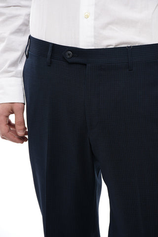 Pin Check LEADER Virgin Wool Pants