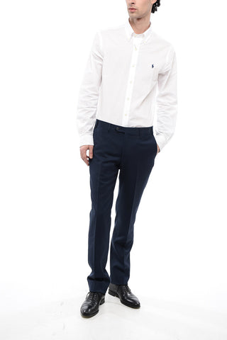 Pin Check LEADER Virgin Wool Pants