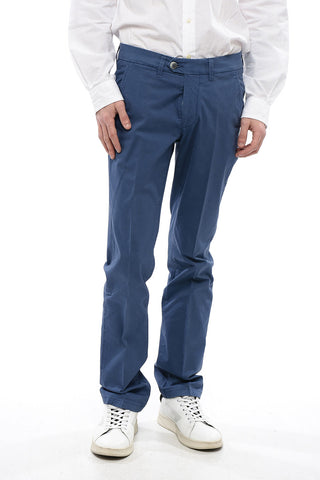 Pantaloni Chino con Tasche a Filo