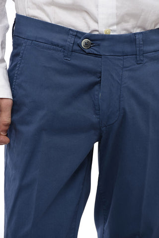 Pantaloni Chino con Tasche a Filo