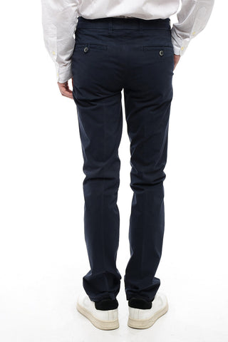 ID Pantaloni Chino Slim Fit in Misto Cotone