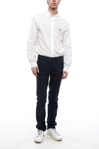 ID Pantaloni Chino Slim Fit in Misto Cotone